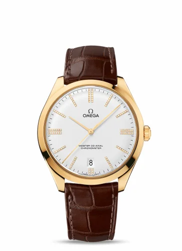 Omega De Ville Trésor Master Co-Axial Yellow Gold / Silver Diamond 432.53.40.21.52.003 (43253402152003)